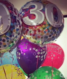 Great Birthday Age Balloons for your required age!